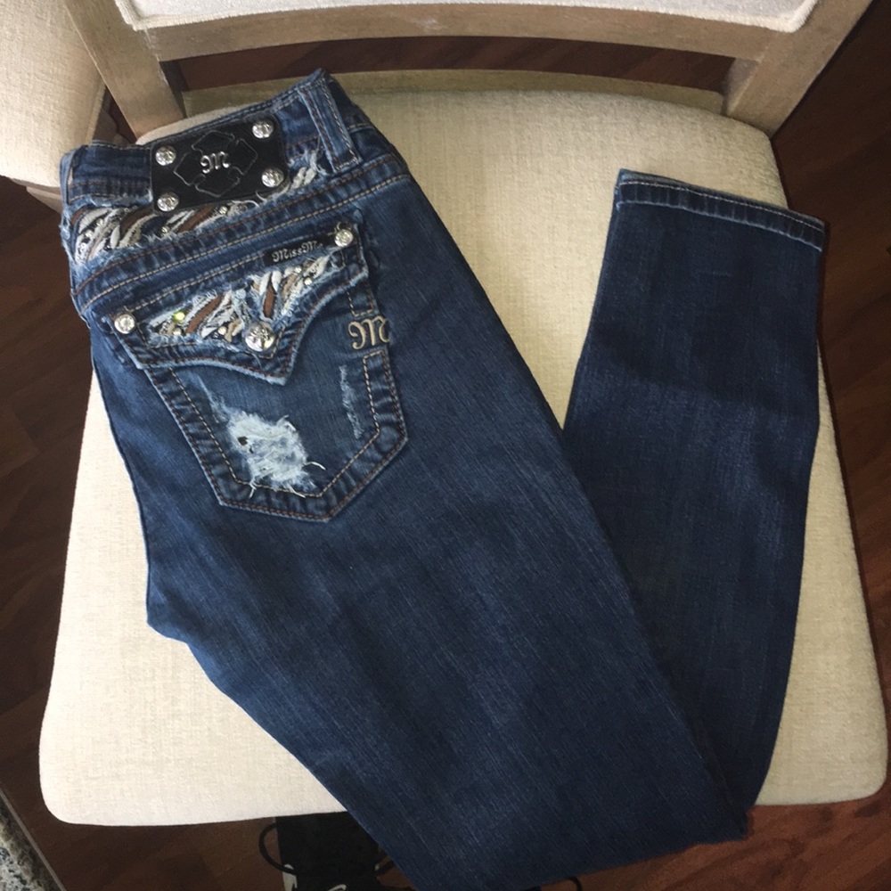 Miss Me signature Skinny Jeans 32” inseam